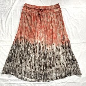Nic+Zoe Abstract Print Skirt